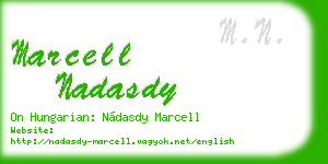 marcell nadasdy business card
